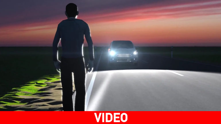 Τα φώτα που «βλέπουν» τους πεζούς τη νύχτα…